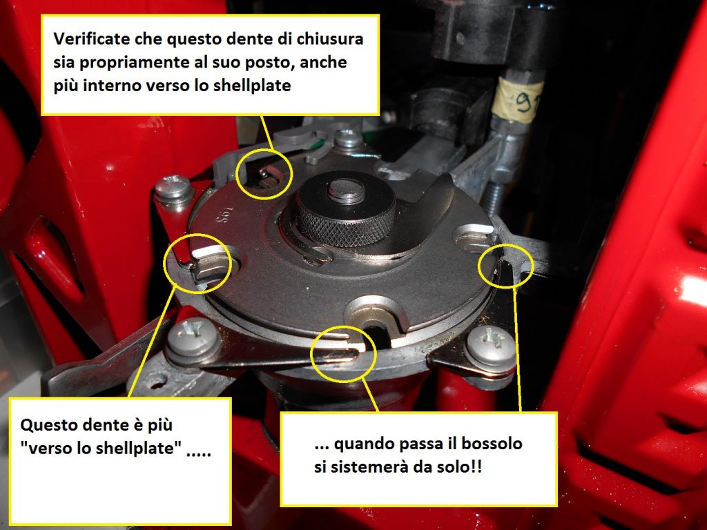 Problema inneschi Lee Load Master - Denti chiusura shellplate