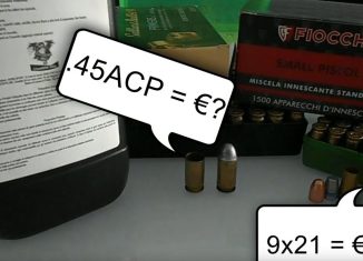 Ricarica 9x21 .45ACP